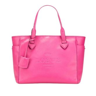 Loewe Pre-owned Tote Bags, female, Pink, Size: ONE SIZE Pre-owned Leather Shoulder Bag