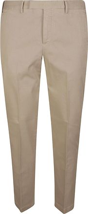 Pantaloni Torino Master Tailored Beige Straight-Leg Pants