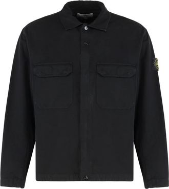 Stone Island Hombre, Chaquetas, Negro, Talla: L