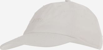 Autry Mens Baseball Cap With Logo White Cotton Hat