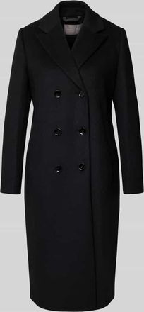Christian Berg Mantel mit Woll-Anteil in Black, Größe 34