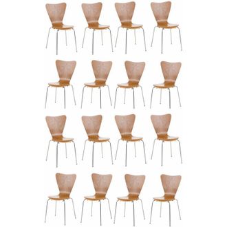 Clp Set De 16 Sillas De Conferencia Calisto Roble