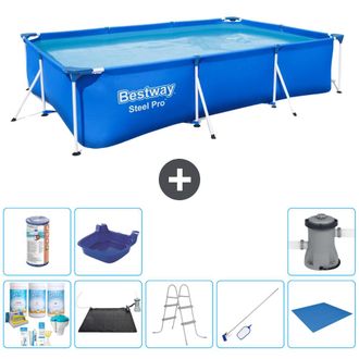 Bestway Piscina Bestway Steel Pro Rectangular - 300x201x66 Cm - 7-piezas S22082