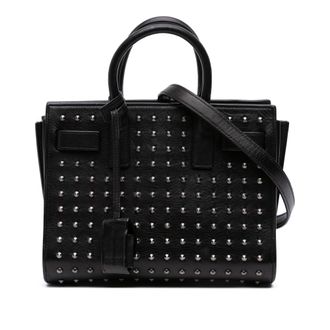 Saint Laurent Sac De Jour Studded Schoudertas