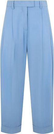 Moorer Ruth Broeken - Dames - Broeken - Blauw - XS - Polyester - Broeken
