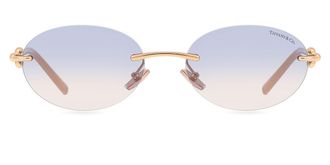 Tiffany & Co. TF3104D Asian Fit 621716 Womens Sunglasses Gold Size 56
