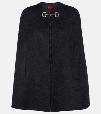 Gucci Caban Horsebit wool cape