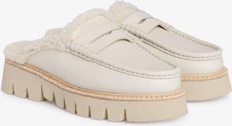 Pedro Garcia Mule loafer in white suede | Savy | Fall - Winter 26|