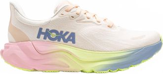 Hoka One One Womens Arahi 8 Running Shoes Wide D In Alabaster Tangerine Glow