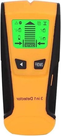 OEM Detector De Metales De Pared - Montaje Seguro - Detecci&oacute;n De Cables De Ca - Hasta 60 Mm De Profundidad - Amarillo