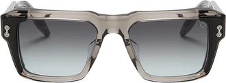 Akoni Grijze zonnebril voor vrouwen - Dames - Zonnebrillen - Grijs - 54 MM - Accessoires