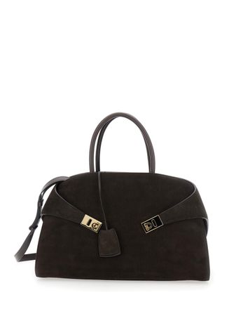 Ferragamo Brown Hug Satchel