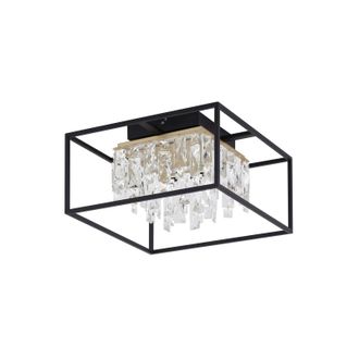 Lucande Lucande L&aacute;mpara De Techo Led kassi En Negro Metal