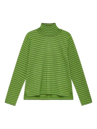 Maliparmi striped roll-neck top - Green