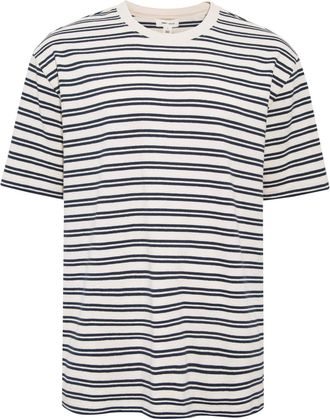 Mavi T-Shirt MAVI Mavi T-Shirt Stripe, Herren, Gr. XL, beige, Obermaterial: 95% Baumwolle CO. 5% Elasthan EL., Shirts T-Shirt