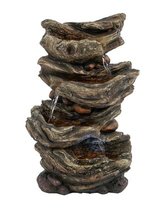 A&B Home Discontinued A&B Home Cascading Wood Fountain