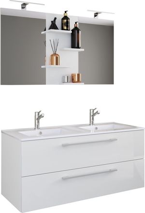 ebuy24 Lavabo De 3 Piezas Budasi Sp 128x112x46 - Vcm