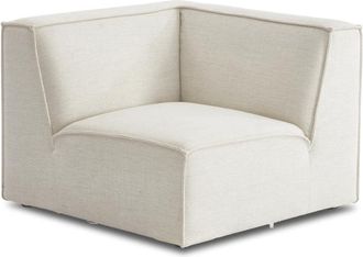 Castlery White Corner Sofa | Jonathan by Castlery, Low Profile, Comfortable, Versatile, White