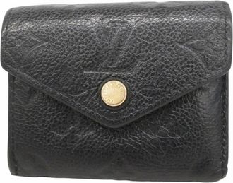Louis Vuitton Noir Wallet (Tri-Fold) (Pre-Owned)