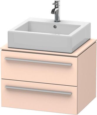 Duravit Mueble De Ba&ntilde;o Duravit X-large Para Consola 6510, 2 Cajones, 600 Mm, Color (frente/cuerpo): Albaricoque Perla Seda Laca Mate - Xl651002020