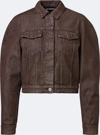 Jacquemus Ovalo cropped denim jacket