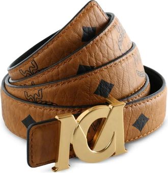 MCM Cintura M-Art reversibile - Marrone
