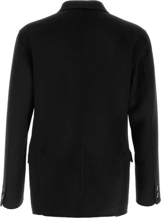 Giorgio Armani Cashmere Blend Blazer - Navy