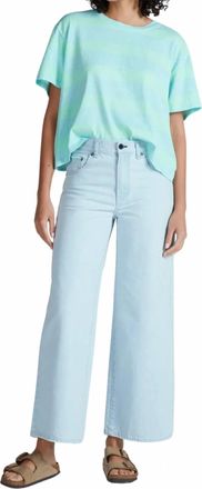ASKK NY Crop Atomic Wide Leg Jeans In Bleachout