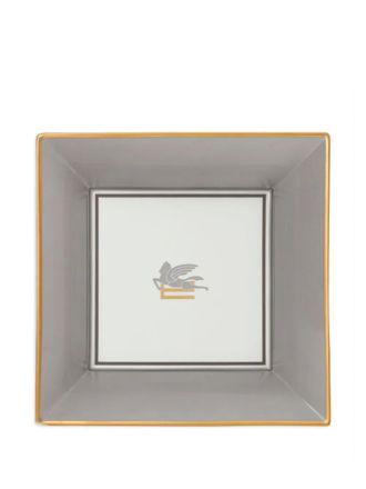Etro Home Vassoio Pegasus (4cm x 16cm x 16cm) - Grigio