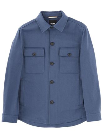 BOSS Carper Cotton Blend Comfort Shirt