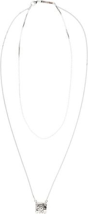 Loewe Anagram Bomb&eacute; Necklace Gioielli Silver-Donna