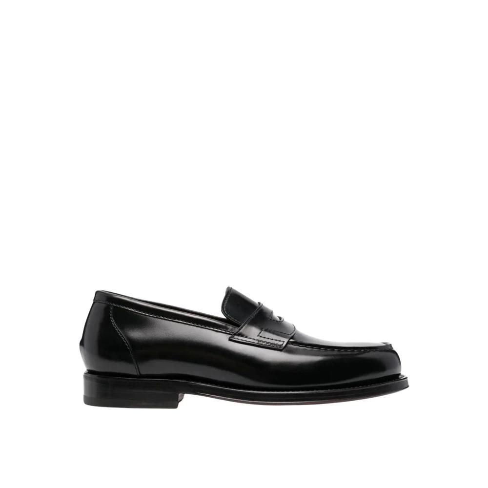 Santoni Homme, Chaussures, Noir, Taille: 42 1/2 EU Mocassins Penny