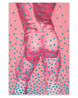 iCanvas Icanvas Pink Booty Print On Acrylic Glass By Oleksandr Balbyshev