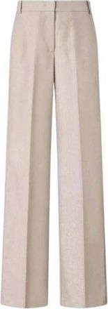 Pinko Pinko, Broeken, Dames, Beige, XS, Wol, Palazzo Broek