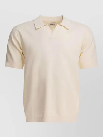 Norse Projects leif knitted polo shirt short sleeves
