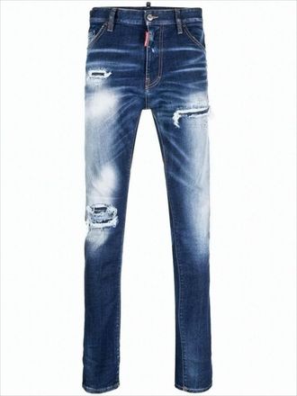 Dsquared2 Slim Fit Distressed Denim Pants