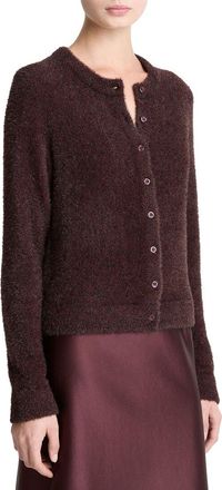 Vince Tinsel Eyelash Cardigan