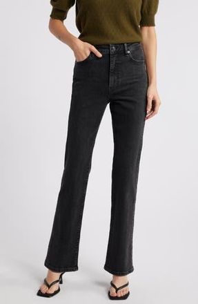 Frame Denim The Ruler High Waist Straight Leg Jeans in Grit at Nordstrom Rack, Size 34
