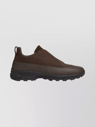 Ermenegildo Zegna leather slip-on sneakers