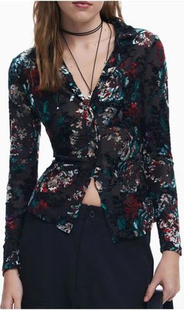 Desigual Mujer, Blusas y Camisas, Negro, Talla: M