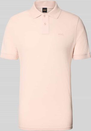 Boss Orange by Hugo Boss BOSS Orange Regular Fit Poloshirt aus reiner Baumwolle Modell PRIME in Hellrosa, Gr&ouml;&szlig;e XXXL