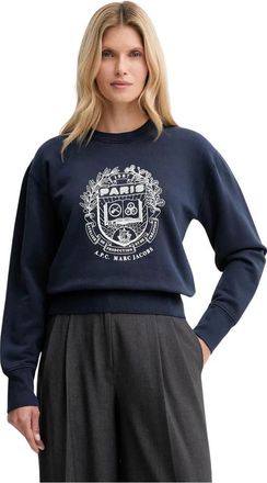 A.P.C. Sudadera con Estampado Gr&aacute;fico - Sweatshirts & Hoodies - Mujer - Azul - L