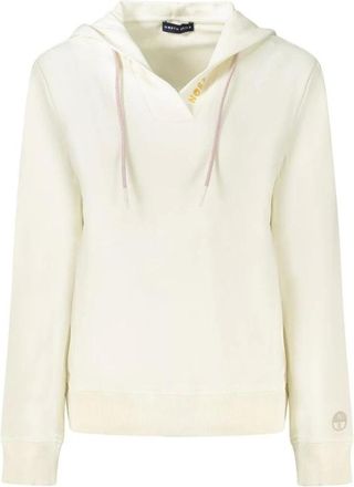 North Sails Hoodies & sweatvesten, Dames, Wit, XS, Katoen, Hoodie met reliëflogo