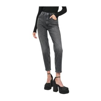 Guess Jeans, Dames, Grijs, W26, Cropped Jeans