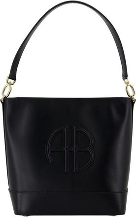 Anine Bing Lili Bucket Bag - Leather - Black