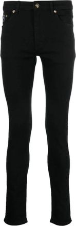 Versace Jeans Couture Stijlvolle zwarte skinny jeans voor heren - Heren - Skinny Jeans - Zwart - W38 - Katoen - Jeans