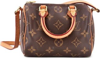 Louis Vuitton Speedy Bandouliere Bag Monogram Canvas Nano crossbody bag - Marrone