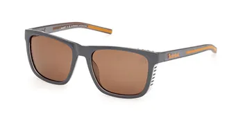 Timberland TB00086 Polarized 20H Mens Sunglasses Grey Size 55