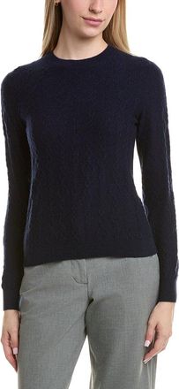 Bruno Magli Cable Crewneck Wool & Cashmere-Blend Sweater