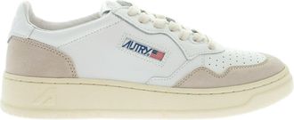 Autry Medalist Low Leather And Suede Sneakers